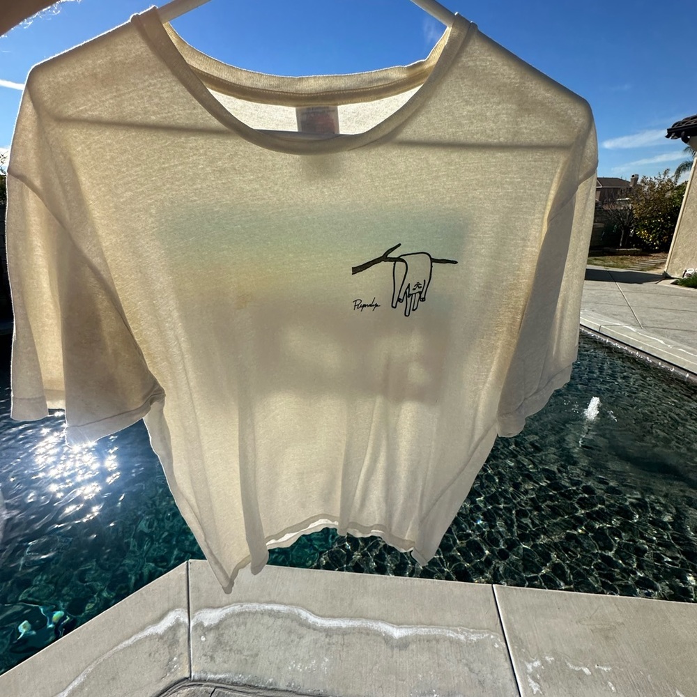 Ripndip Cream T-Shirt with Graphic Design